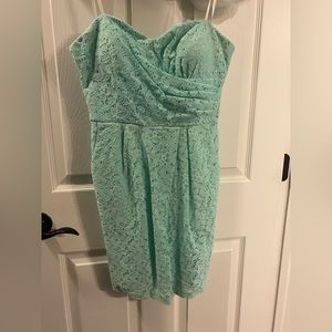 Jodi Kristopher mint lace dress